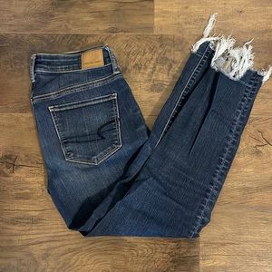 American Eagle Hi Rise cropped jegging size 6